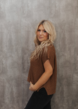 RESTOCK Jessa Sweater Top - Camel