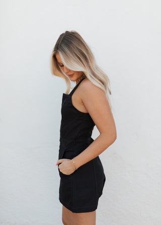 Ty Romper - Black (Rooted)