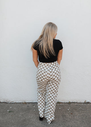 Demi Checkered Pants
