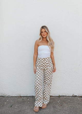 Demi Checkered Pants