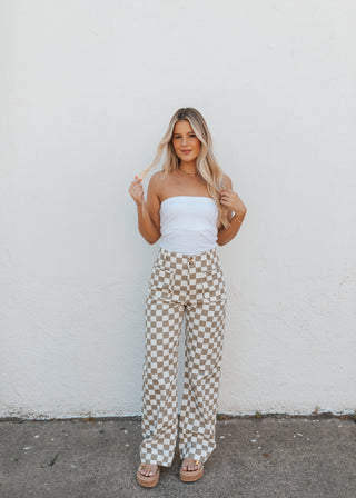 Demi Checkered Pants