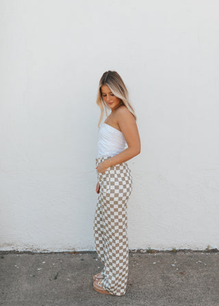 Demi Checkered Pants