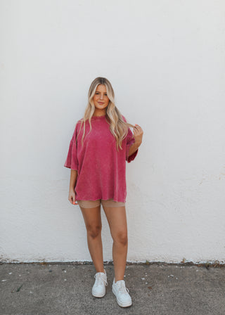 Frenchie Tee- Pink