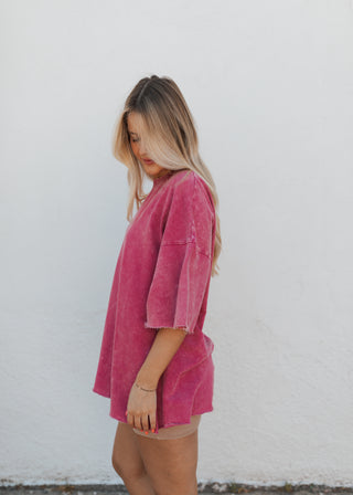 Frenchie Tee- Pink