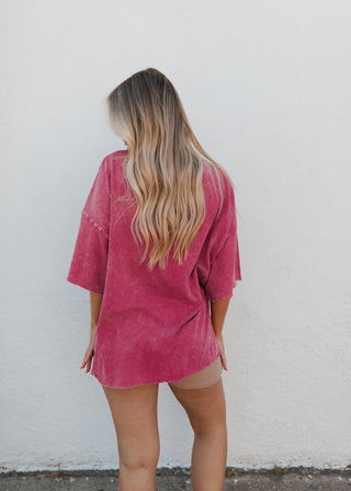 Frenchie Tee- Pink