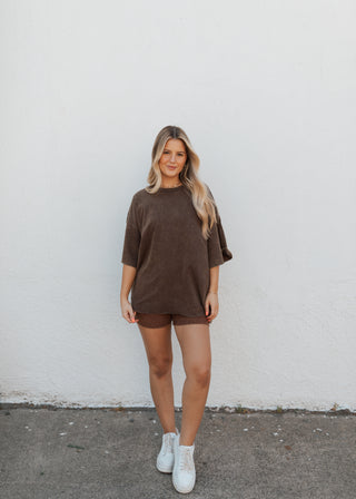 Frenchie Tee - Brown