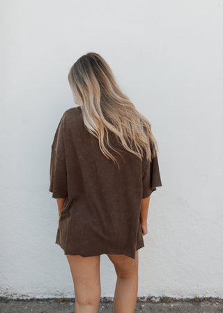 Frenchie Tee - Brown