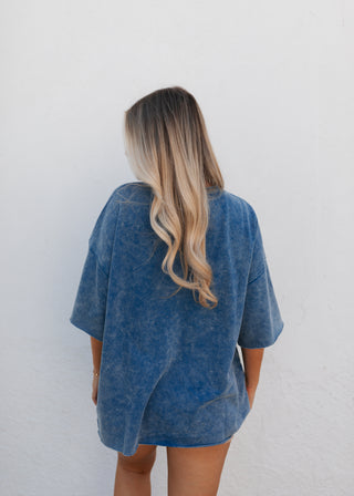 Frenchie Tee - Blue