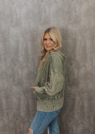 Liliana Hoodie - Olive