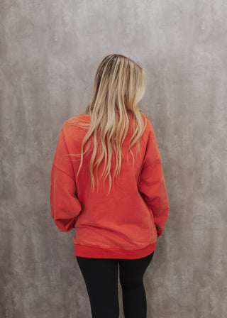 We Can’t Be Friends Crewneck - Apple Red