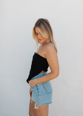 Nix Bandana Top - Black