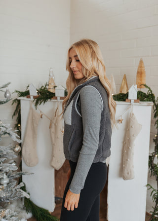 Sophia Reversible Vest - Grey