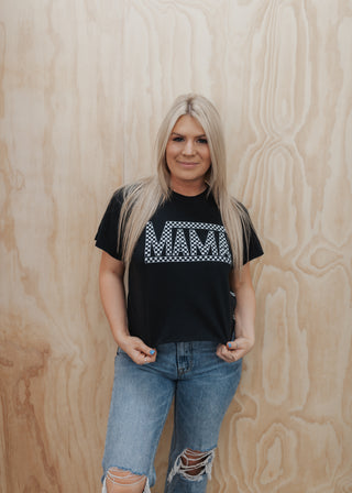 Mama Checkered Tee