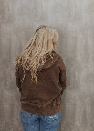 Gabby Pullover - Mahogany