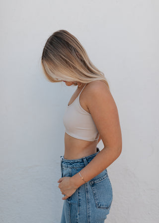 Strappy Bralette - Beige