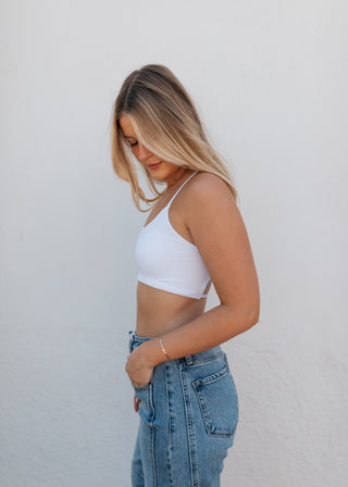 Strappy Bralette - White