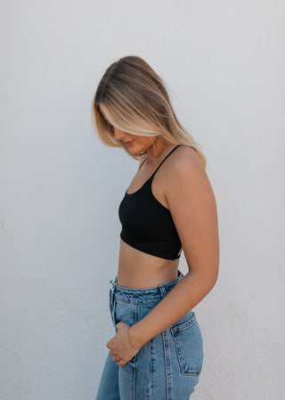 Strappy Bralette - Black