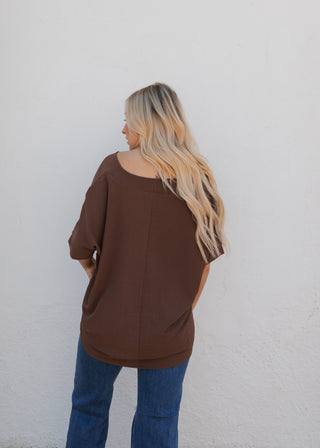 Avery Top - Brown