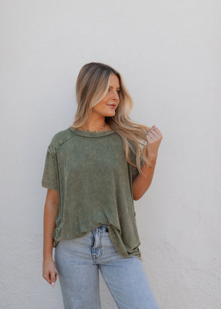 Otto Tee - Light Olive