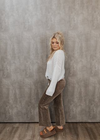 Hallie Corduroy Pants - Brown