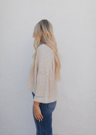 Camrin Knit Top - Beige