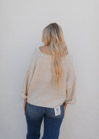Camrin Knit Top - Beige