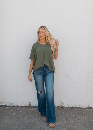 Avery Top - Olive