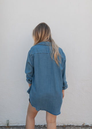 Blue Skies Denim Button Up