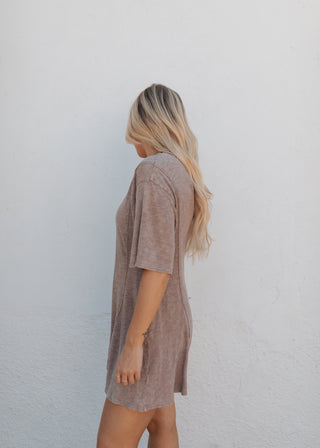 Santana Romper - Mocha