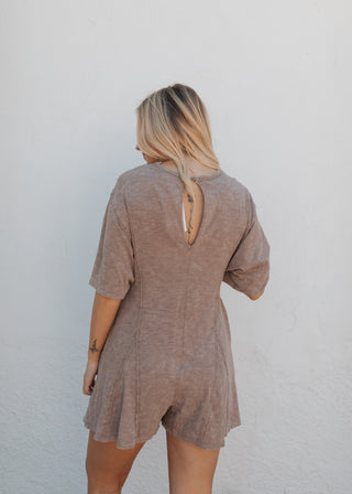 Santana Romper - Mocha
