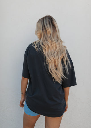 Wildflowers Vintage Graphic Tee - Black