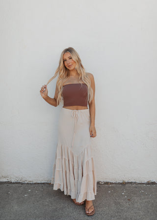 Kolly Tube Top Bandeau - Chocolate