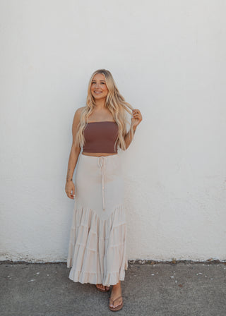 Eden Skirt - Beige
