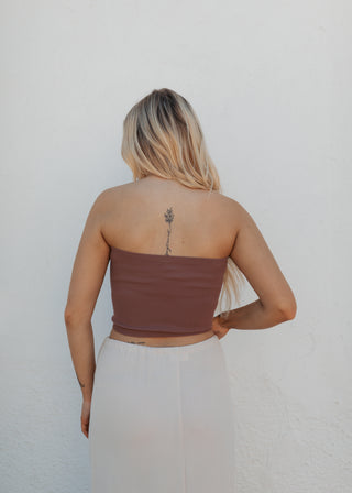Kolly Tube Top Bandeau - Chocolate