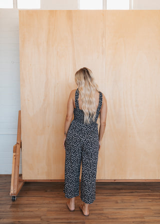 Charlie Floral Jumper - Black