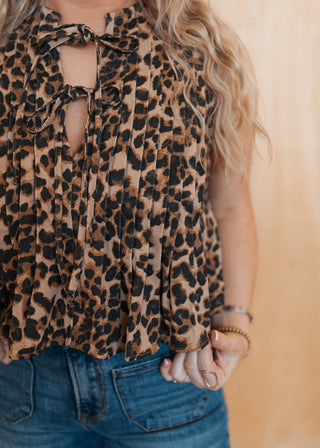 Stella Leopard Top