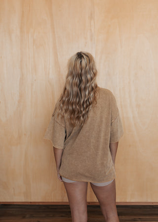 Frenchie Tee - Camel