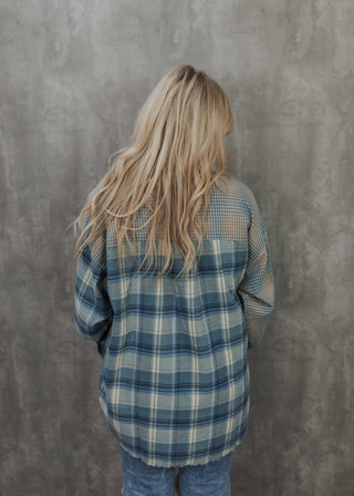 Ruthie Flannel - Blue