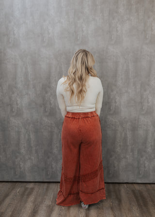 Effortless Pants - Burnt Orange