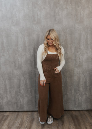 Zoe Jumpsuit - Chocolate