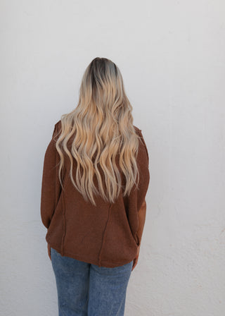 Collins Sweater Top - Camel