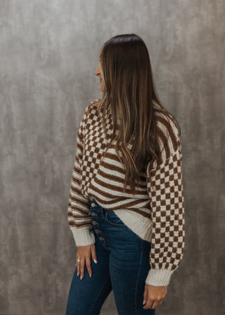 Leighton Check Sweater