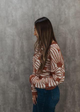 Ailey Sweater- Rust
