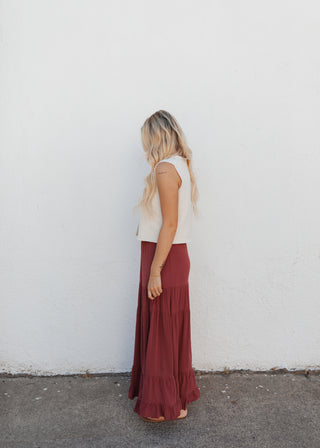 Nomad Skirt - Marsala