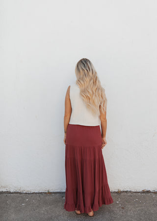 Nomad Skirt - Marsala