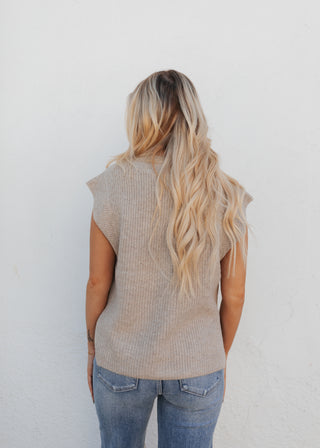 Rawlings Sweater Top - Heather Mocha