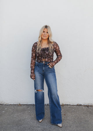 Fan Of Floral Top