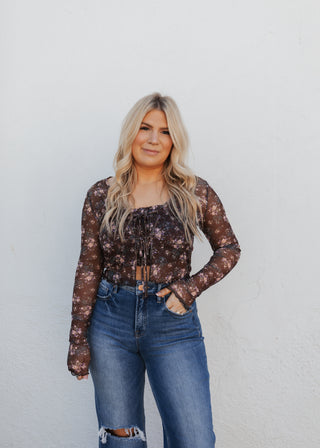 Fan Of Floral Top