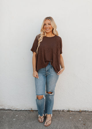 Hacci Top - Brown