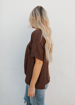 Hacci Top - Brown